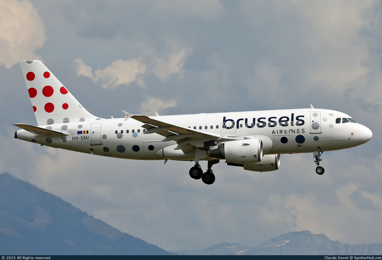 Photo of OO-SSU - Airbus A319-111 operated by Brussels Airlines