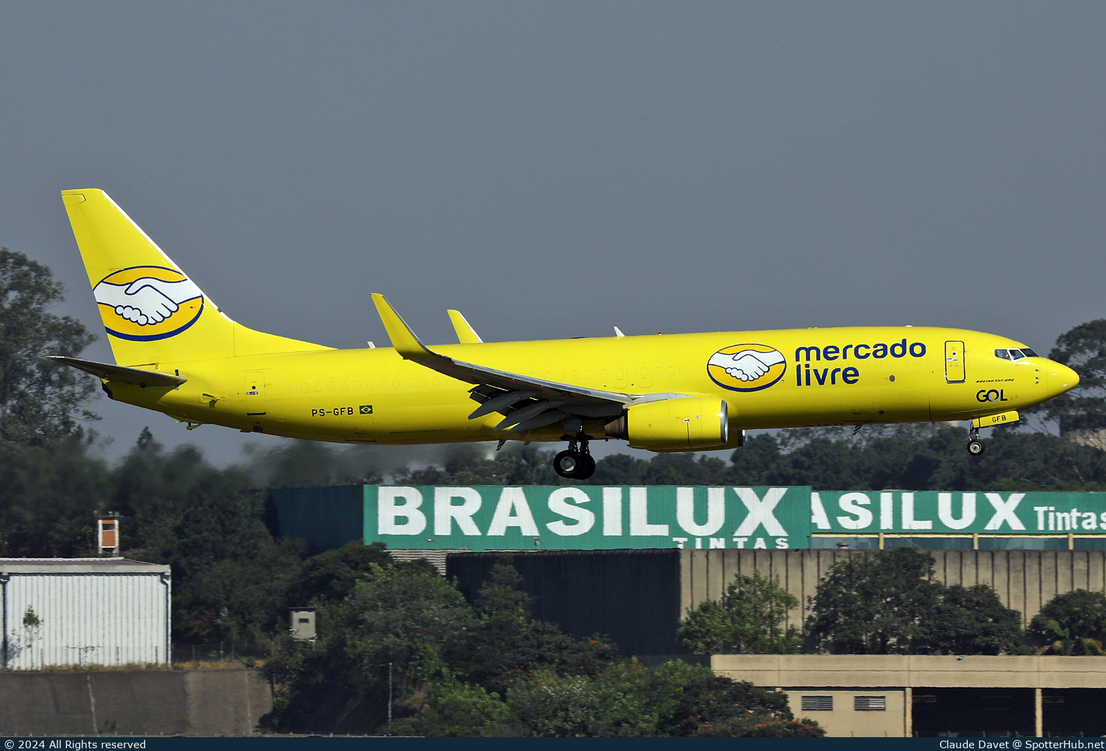 Photo of PS-GFB - Boeing 737-8EH(BCF) operated by Mercado Livre (opb GOL Linhas Aéreas)