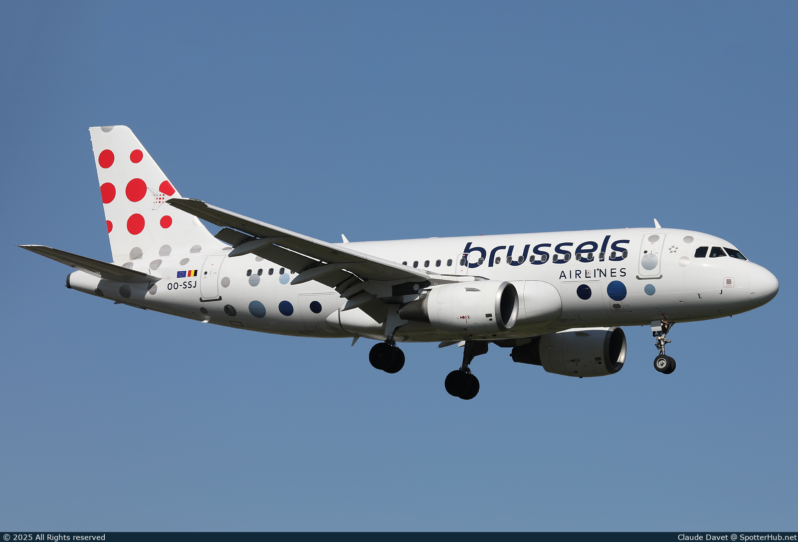Photo of OO-SSJ - Airbus A319-111 operated by Brussels Airlines