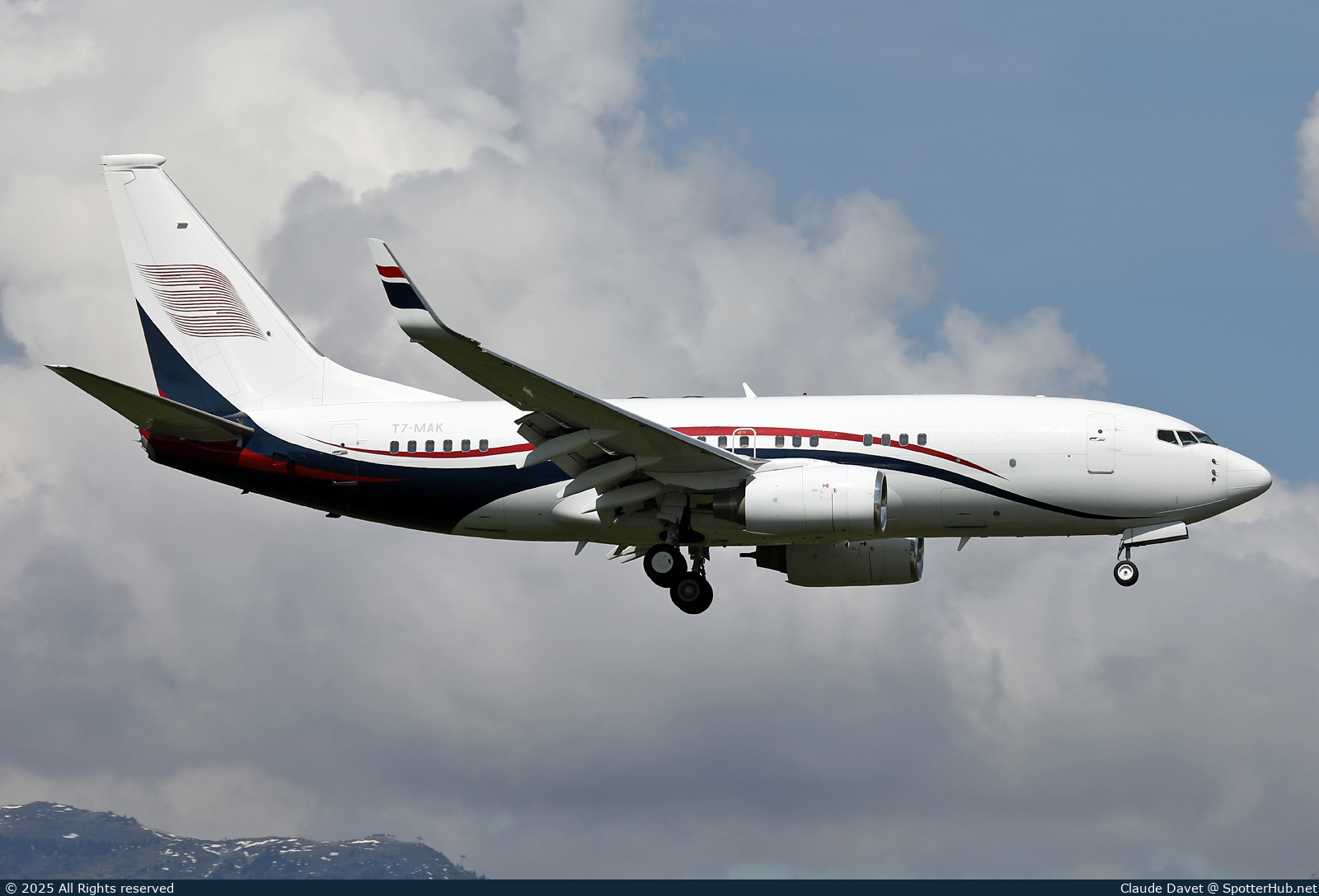 Photo of T7-MAK - Boeing 737-7HZ(BBJ) operated by Avcon Jet San Marino