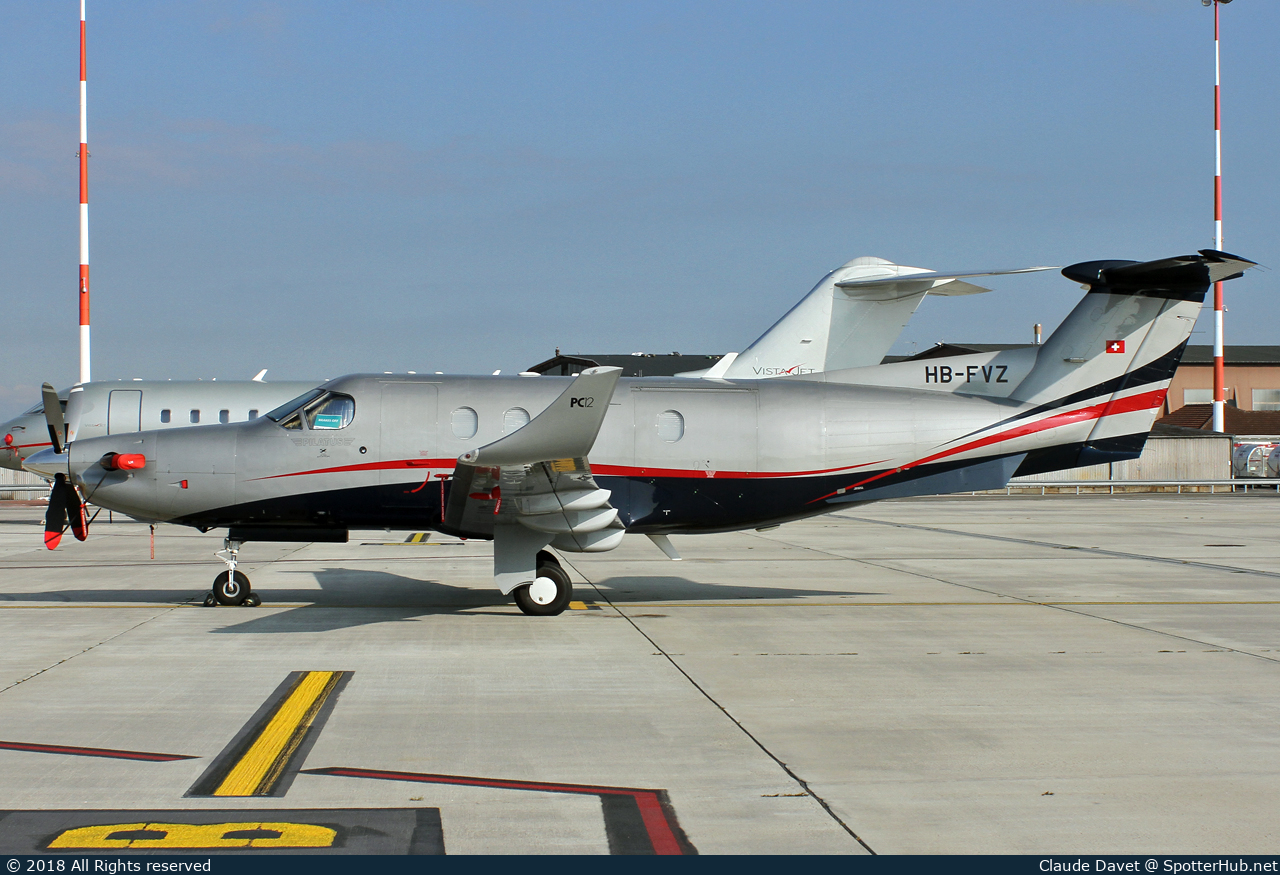 Photo of HB-FVZ - Pilatus PC-12/45 operated by Fly 7 Executive Aviation