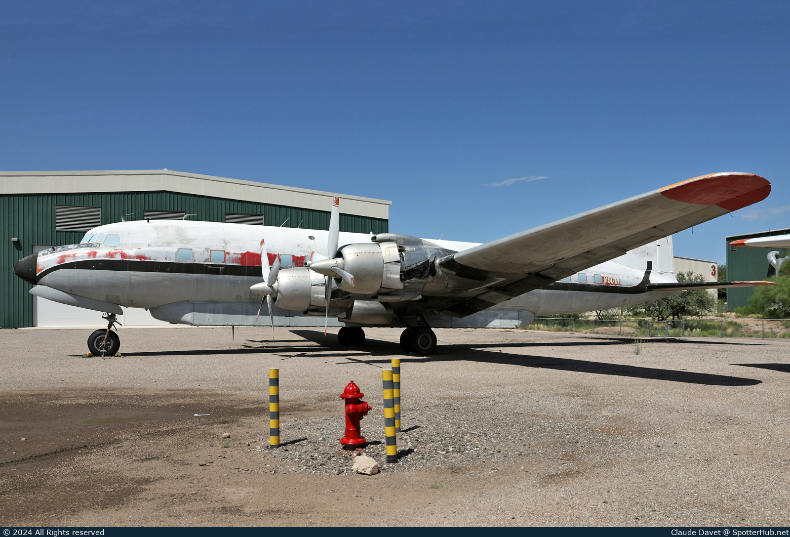 Photo of N51701 - Douglas DC-7B operated by Pima Air and Space Museum