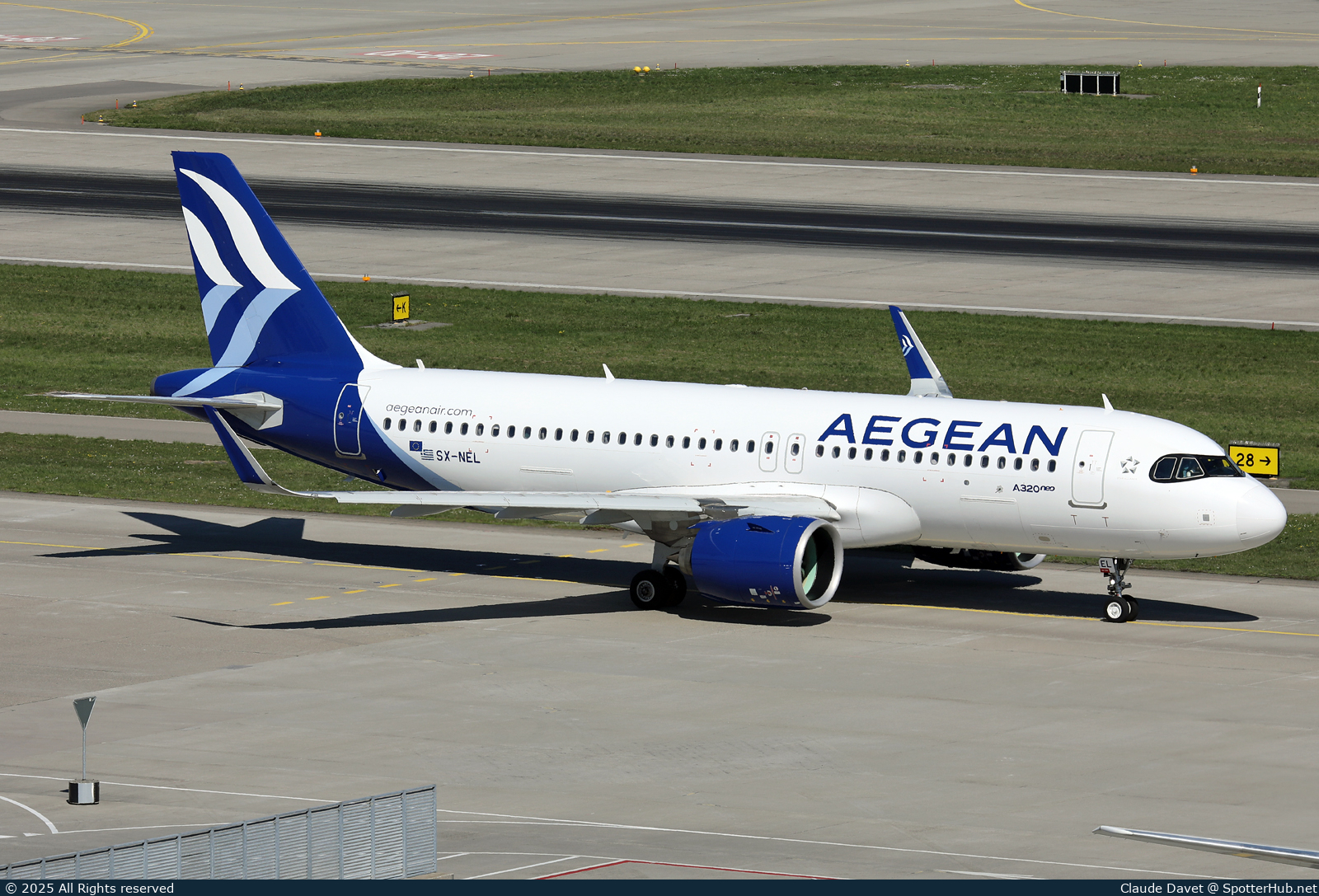 Photo of SX-NEL - Airbus A320-271N operated by Aegean Airlines