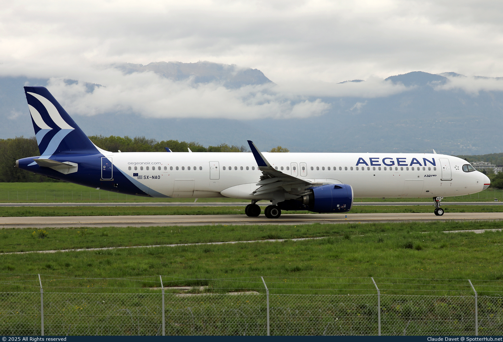 Photo of SX-NAO - Airbus A321-271NX operated by Aegean Airlines