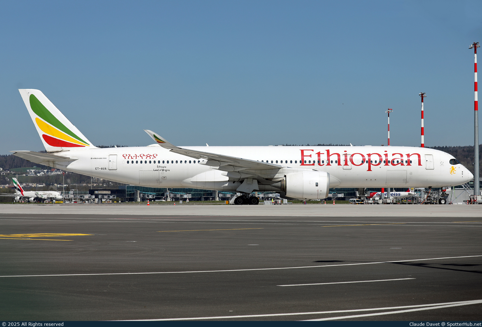 Photo of ET-AUA - Airbus A350-941 operated by Ethiopian Airlines