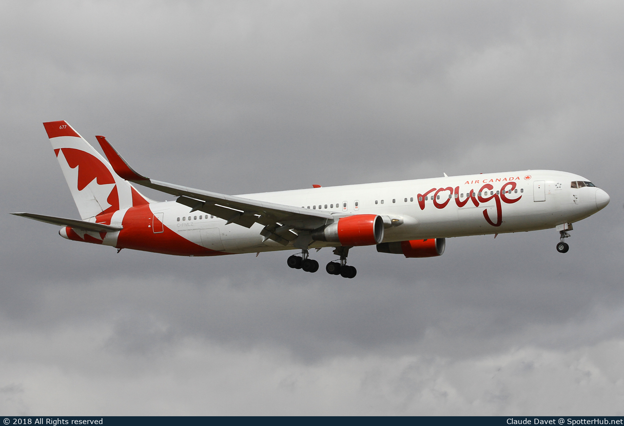 Photo of C-FMLZ - Boeing 767-316(ER) operated by Air Canada Rouge