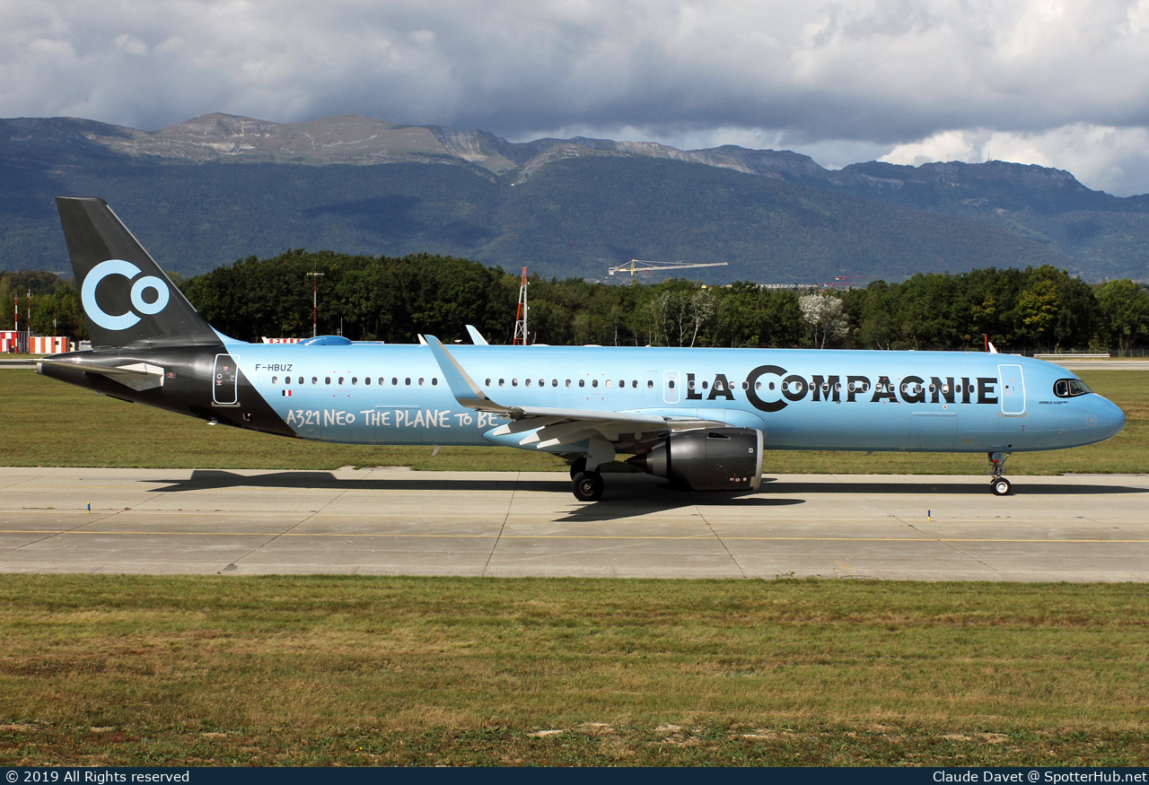 Photo of F-HBUZ - Airbus A321-252NX operated by La Compagnie