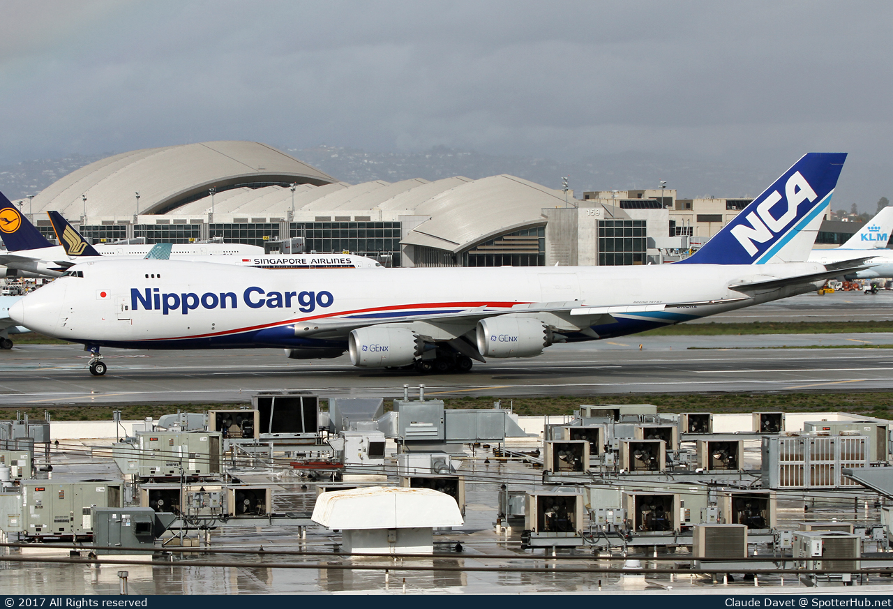 Photo of JA12KZ - Boeing 747-8KZF operated by Nippon Cargo Airlines