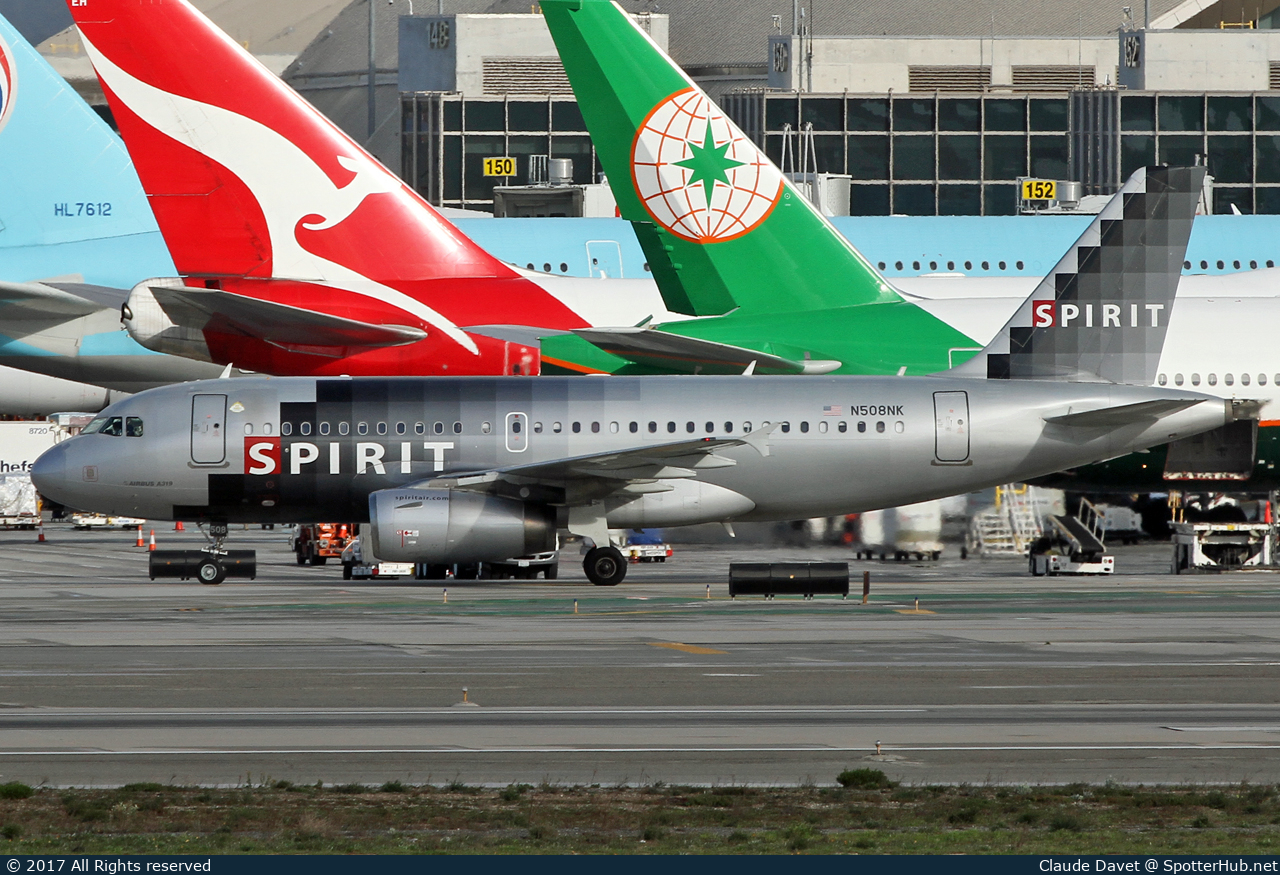 Photo of N508NK - Airbus A319-132 operated by Spirit Airlines