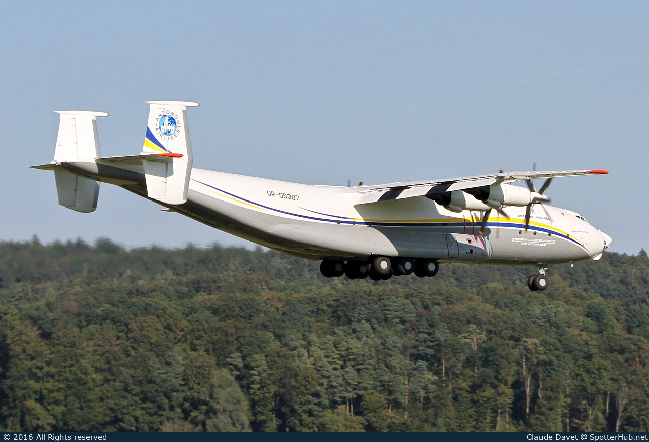 Photo of UR-09307 - Antonov An-22A operated by Antonov Airlines