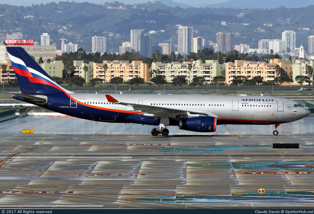 Photo of VP-BLY - Airbus A330-243 operated by Aeroflot
