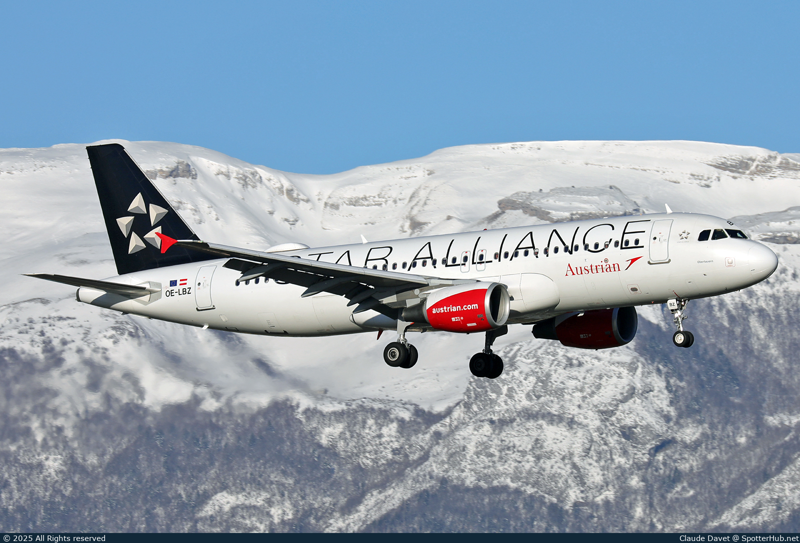 Photo of OE-LBZ - Airbus A320-214 operated by Austrian Airlines