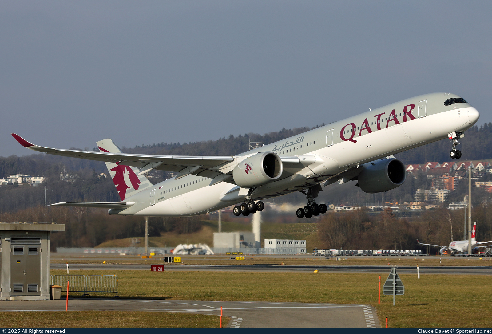 Photo of A7-ANS - Airbus A350-1041 operated by Qatar Airways