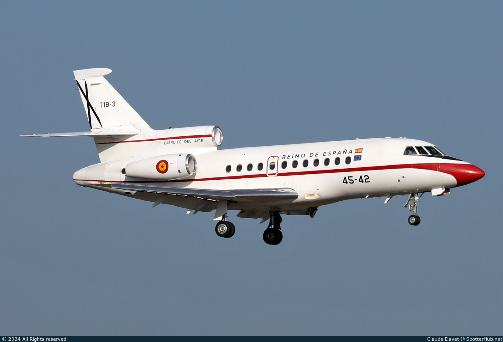 Photo of T.18-3 - Dassault Falcon 900B operated by Spanish Air Force