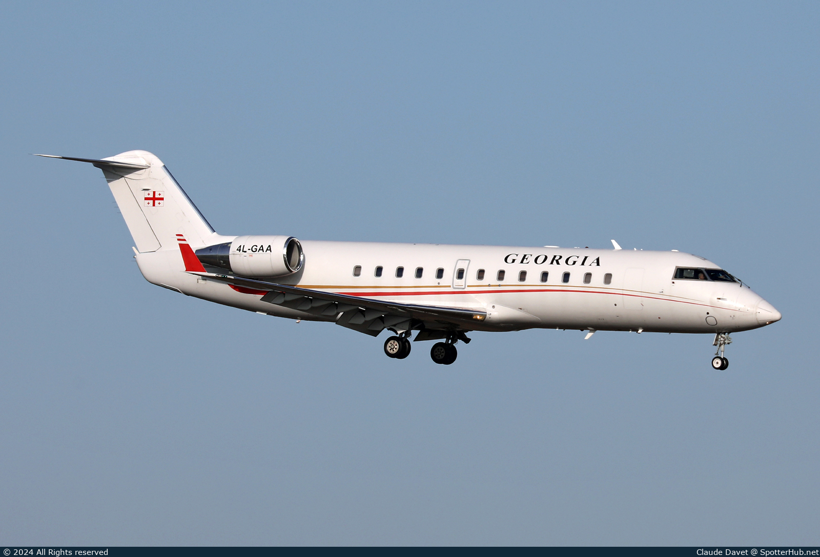 Photo of 4L-GAA - Bombardier Challenger 850 operated by Government of Georgia