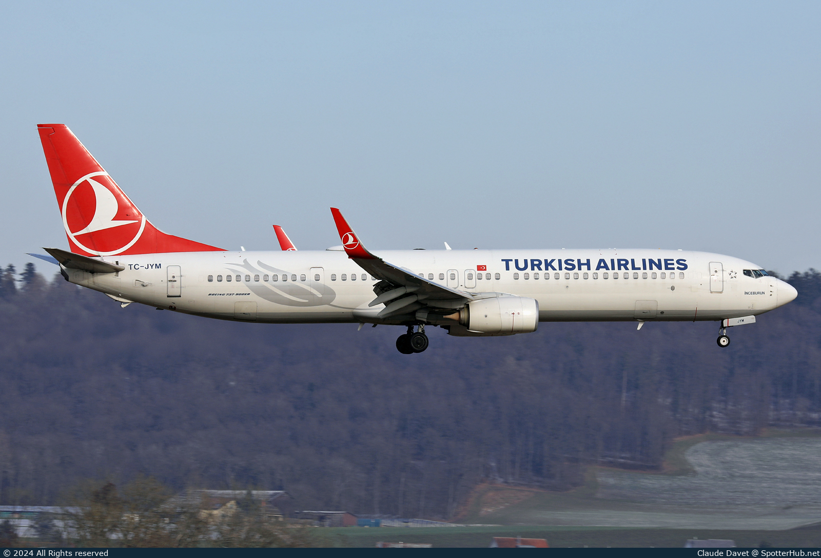 Photo of TC-JYM - Boeing 737-9F2(ER) operated by Turkish Airlines