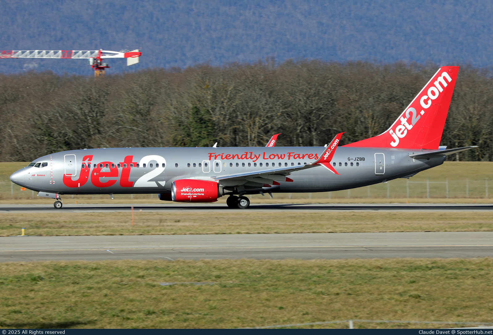 Photo of G-JZBB - Boeing 737-8MG operated by Jet2