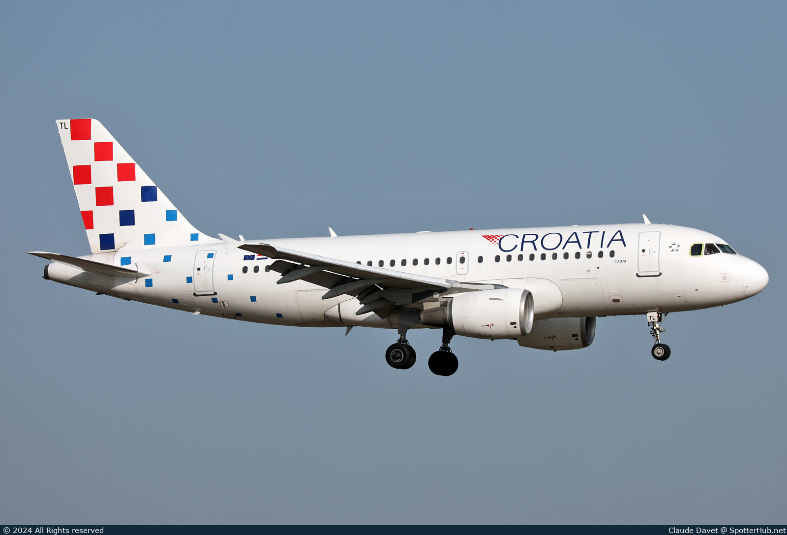 Photo of 9A-CTL - Airbus A319-112 operated by Croatia Airlines