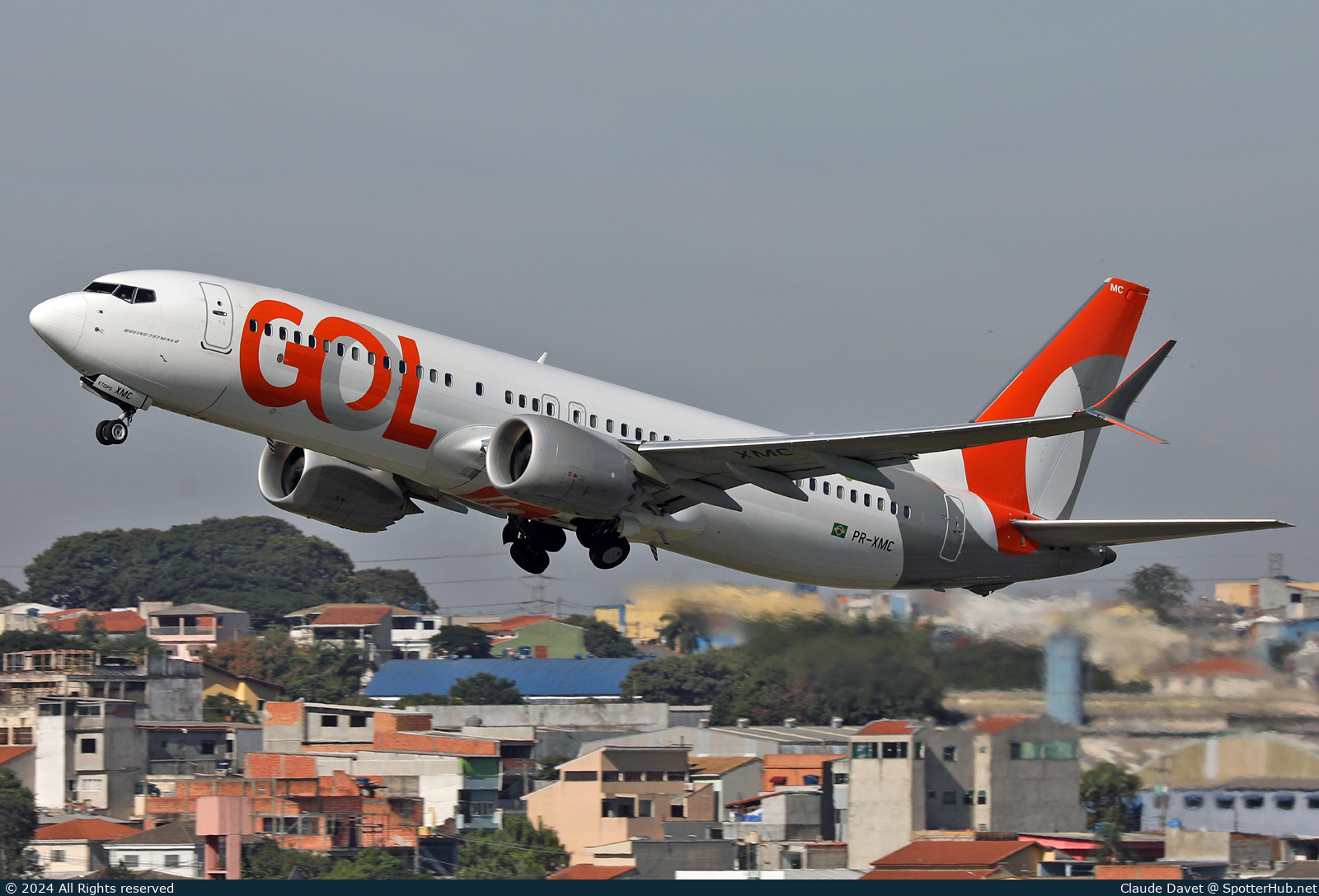 Photo of PR-XMC - Boeing 737 MAX 8 operated by GOL Linhas Aéreas