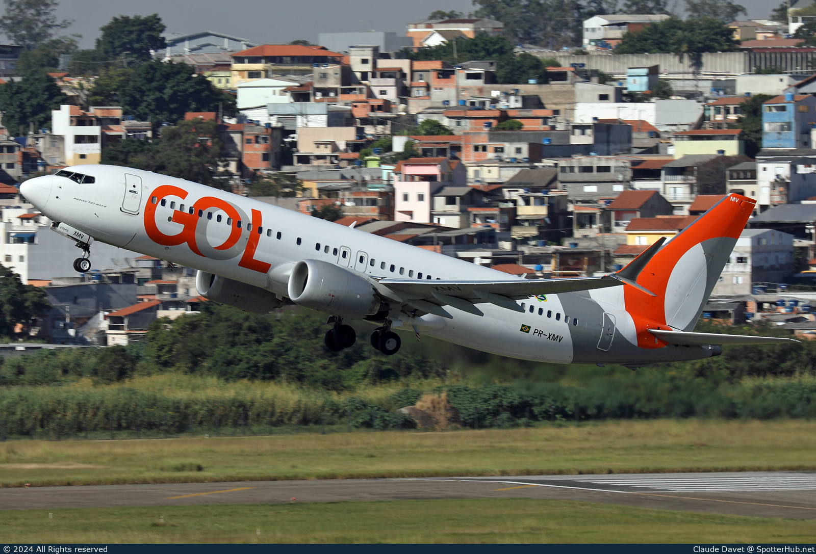 Photo of PR-XMV - Boeing 737 MAX 8 operated by GOL Linhas Aéreas