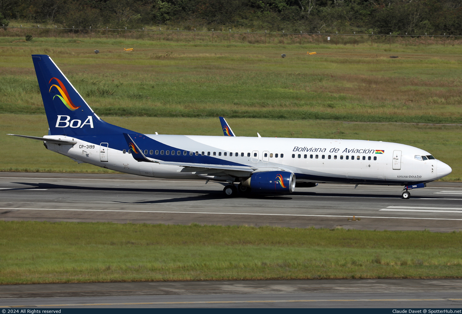 Photo of CP-3199 - Boeing 737-8Q8 operated by Boliviana de Aviación