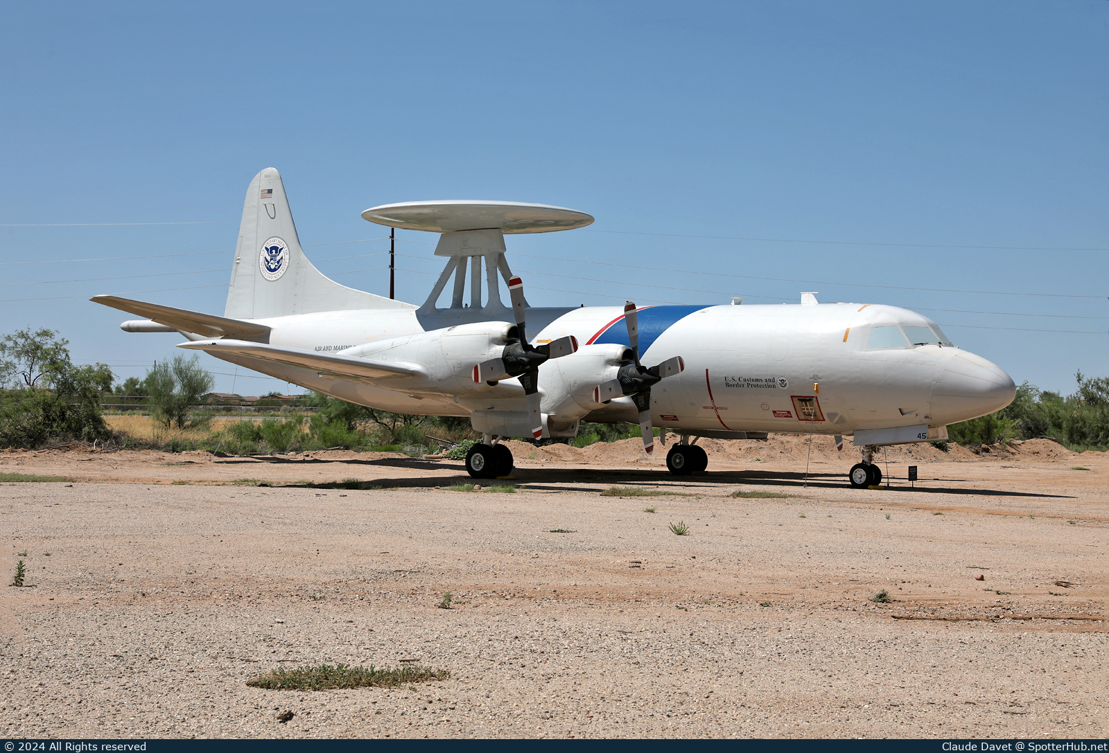 Photo of N145CS - Lockheed P-3B AEW Orion operated by US Customs and Border Protection