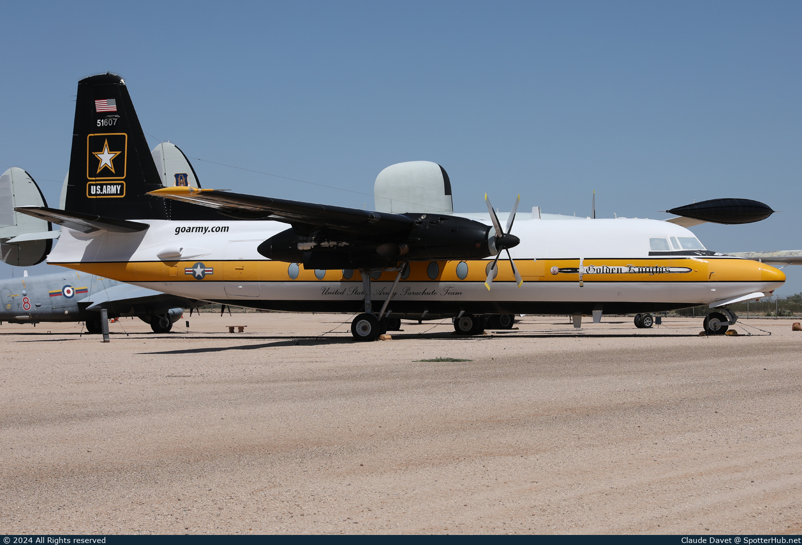 Photo of 85-01607 - Fokker C-31A Troopship operated by US Army
