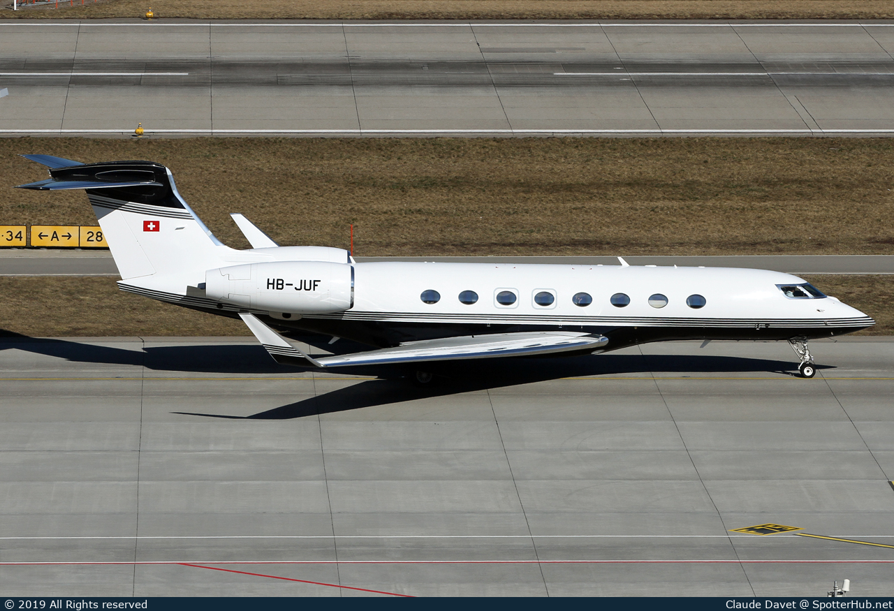 Photo of HB-JUF - Gulfstream G650 operated by Swiss Jet