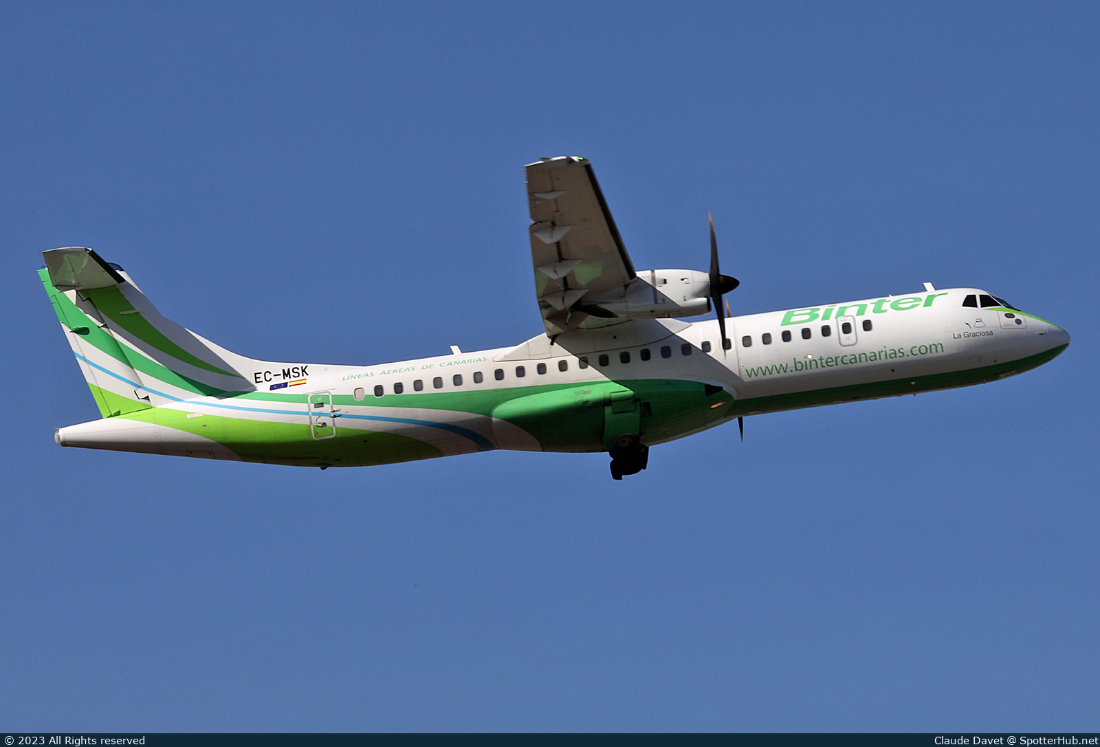 Photo of EC-MSK - ATR 72-600 operated by Binter Canarias (opb Canair)