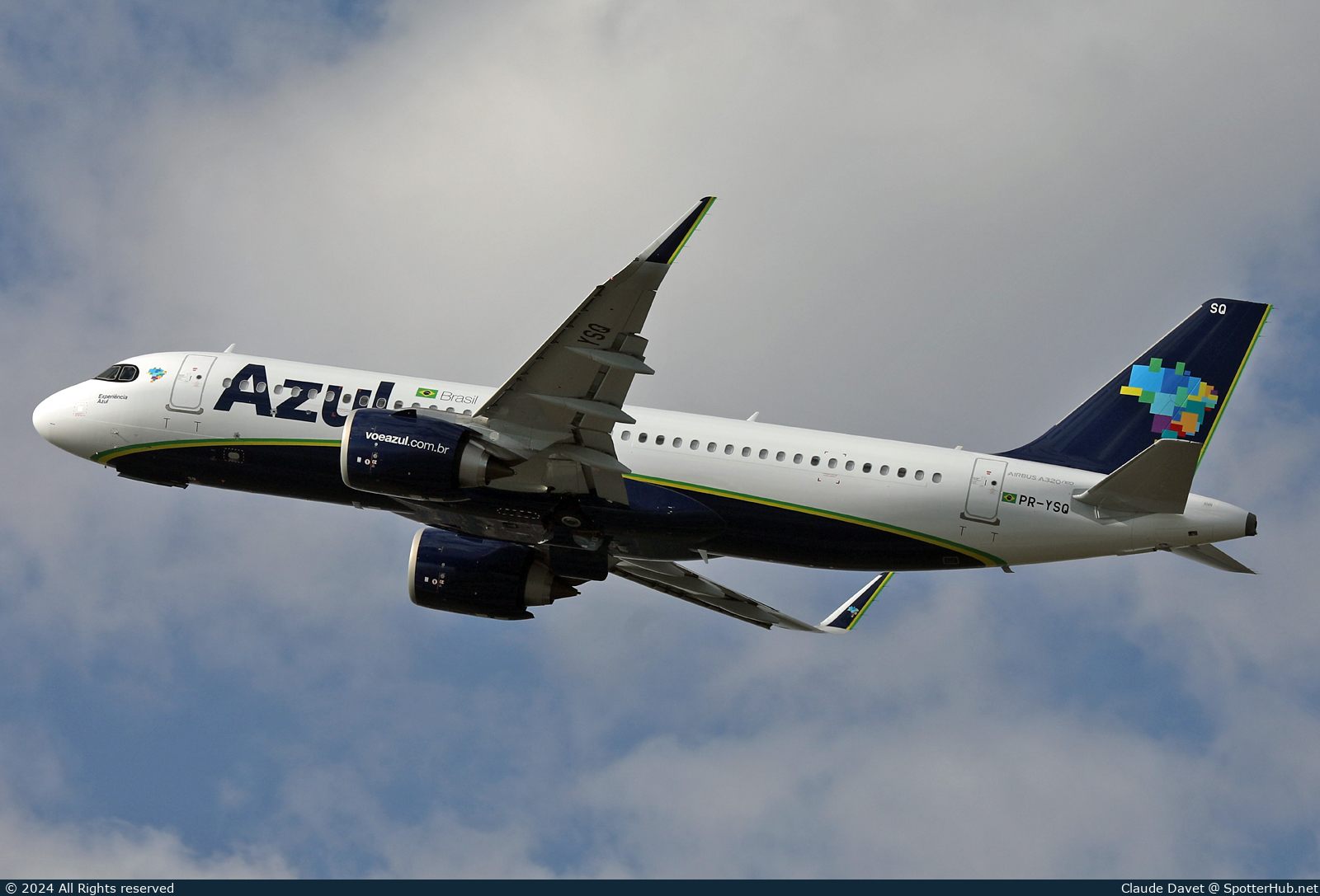 Photo of PR-YSQ - Airbus A320-251N operated by Azul