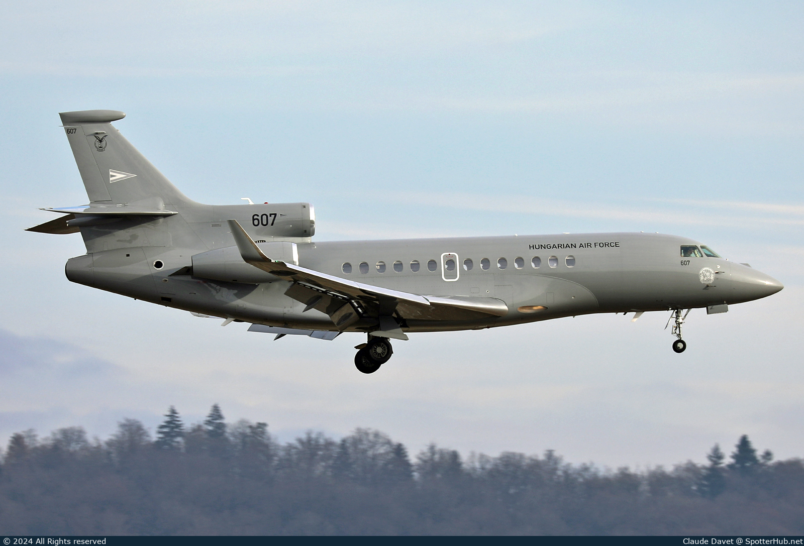 Photo of 607 - Dassault Falcon 7X operated by Hungarian Air Force
