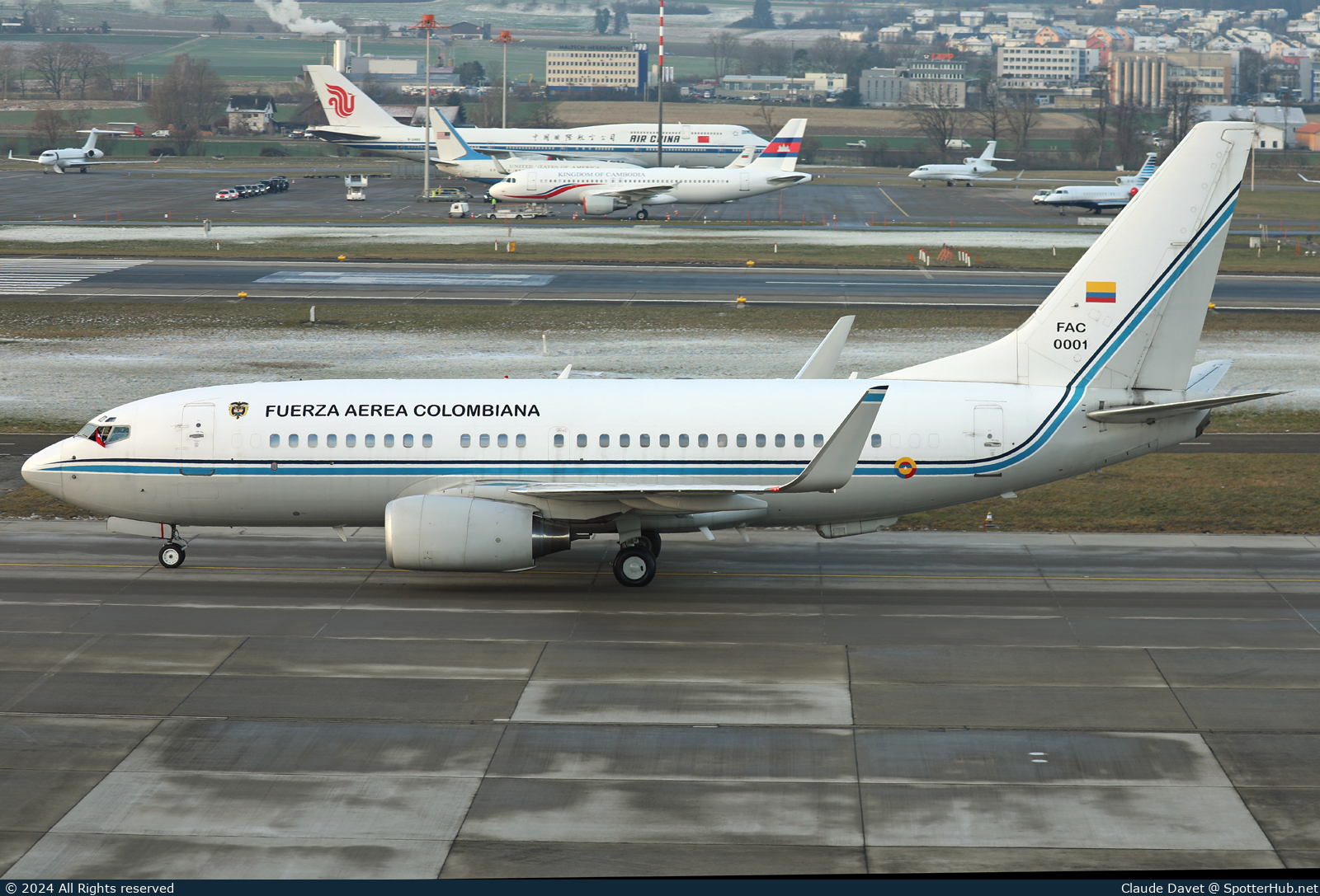 Photo of FAC0001 - Boeing 737-74V(BBJ) operated by Colombian Aerospace Force