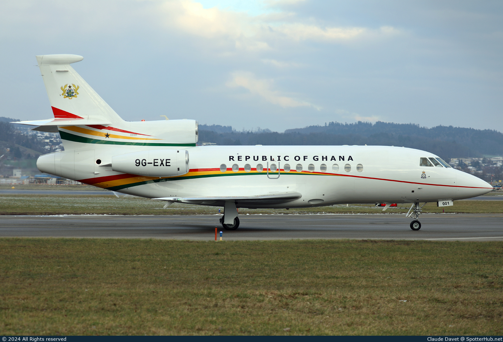 Photo of 9G-EXE - Dassault Falcon 900LX operated by Government of Ghana