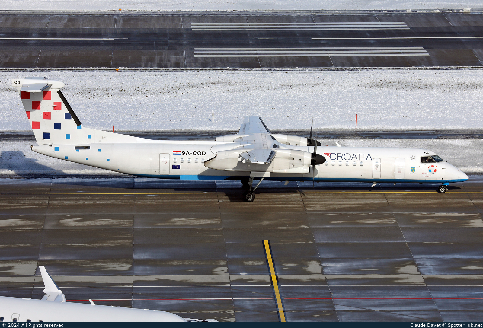 Photo of 9A-CQD - Bombardier DHC-8-402 Dash 8 Q400 operated by Croatia Airlines