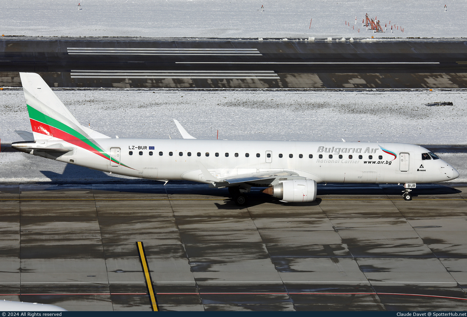 Photo of LZ-BUR - Embraer ERJ-190AR operated by Bulgaria Air