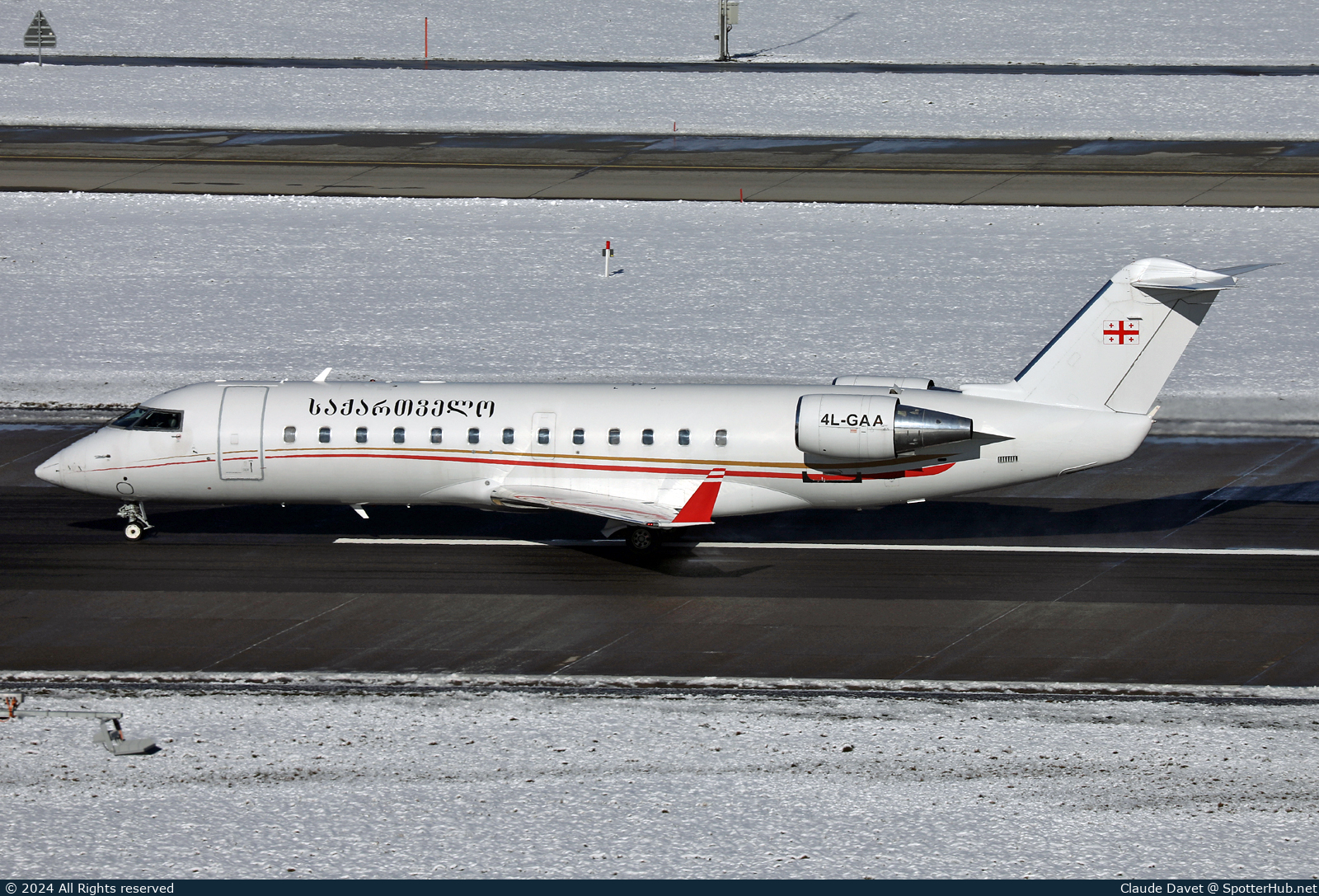Photo of 4L-GAA - Bombardier Challenger 850 operated by Government of Georgia