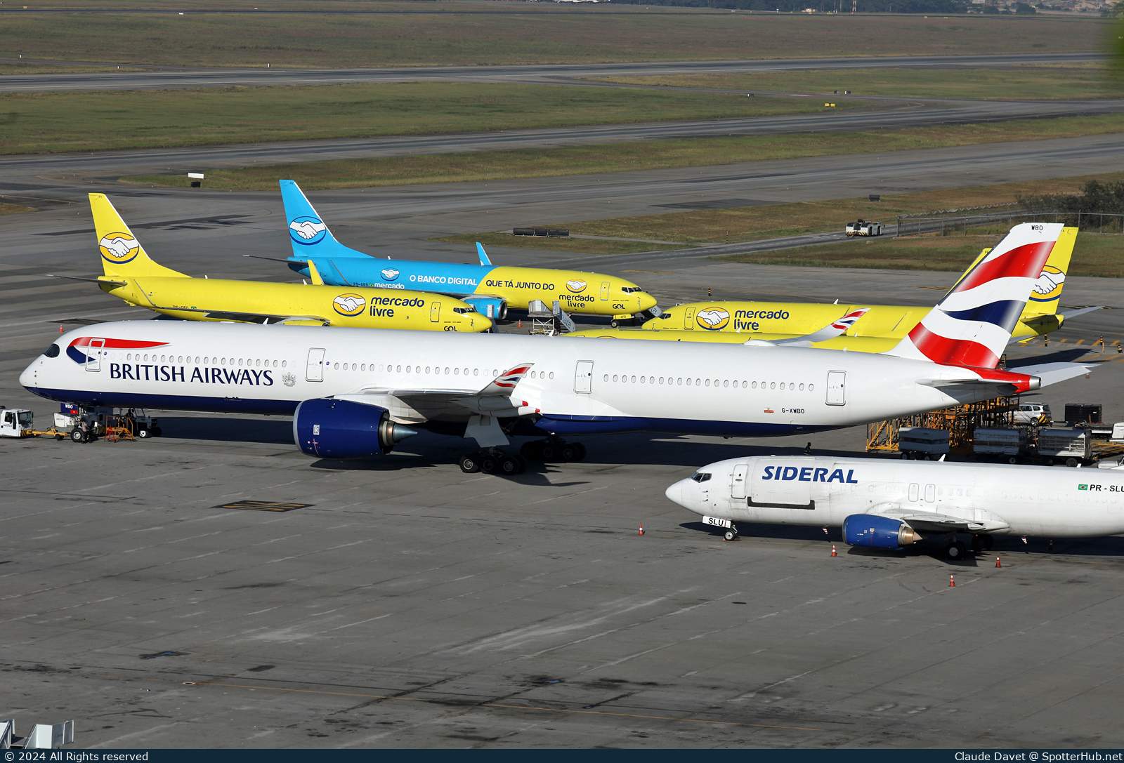 Photo of G-XWBO - Airbus A350-1041 operated by British Airways