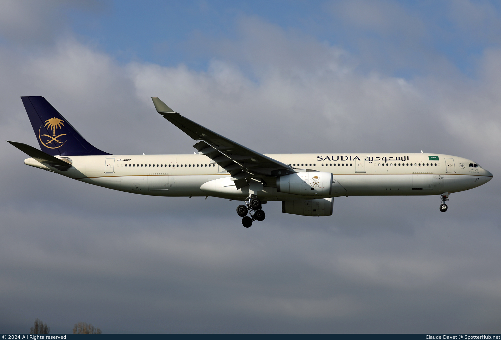 Photo of HZ-AQ27 - Airbus A330-343 operated by Saudia
