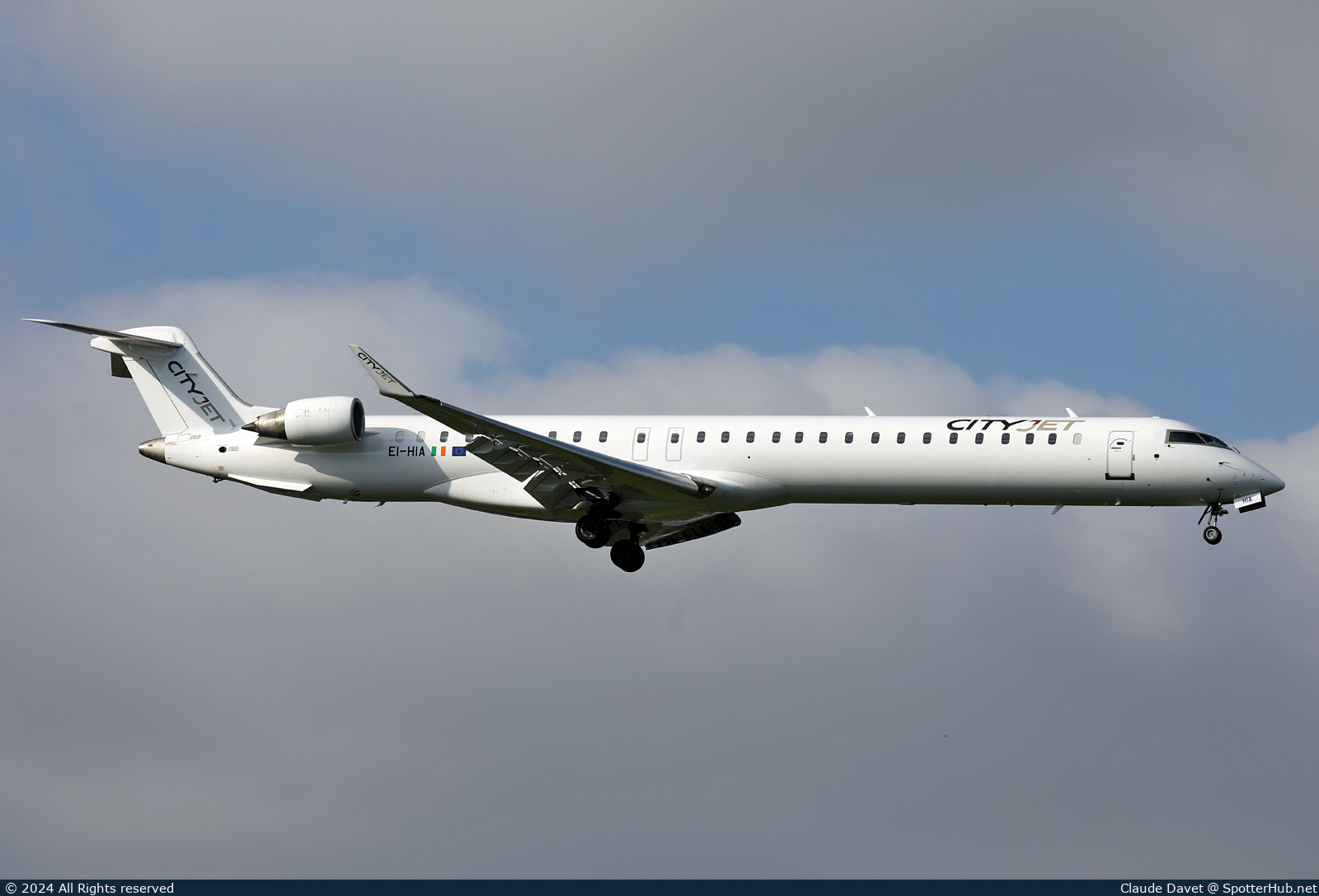 Photo of EI-HIA - Bombardier CRJ-1000EL operated by CityJet