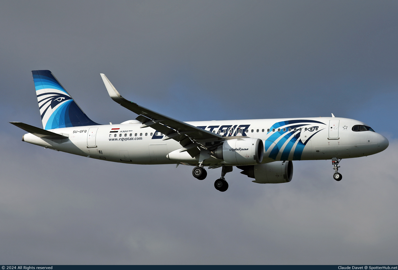 Photo of SU-GFQ - Airbus A320-251N operated by Egyptair
