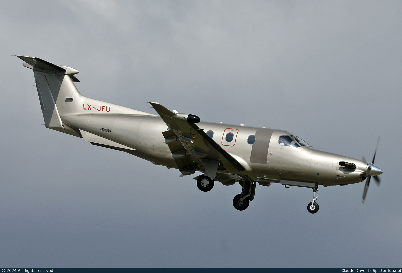 Photo of LX-JFU - Pilatus PC-12 NG operated by Jetfly Aviation