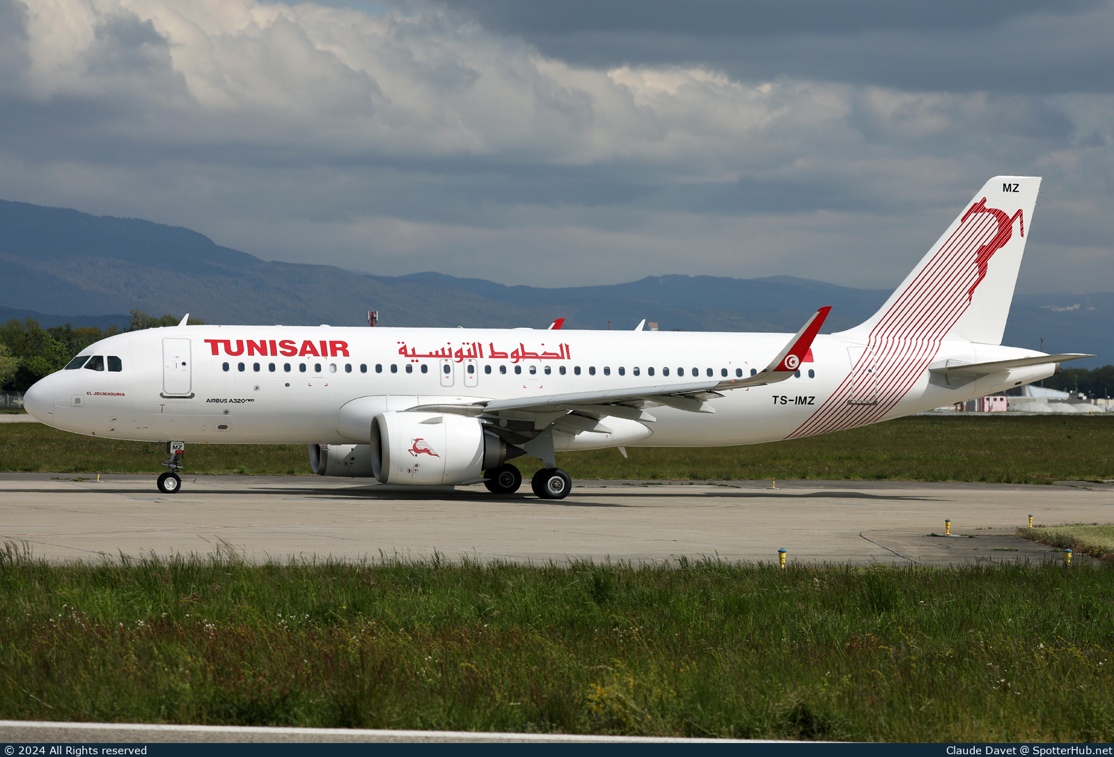 Photo of TS-IMZ - Airbus A320-251N operated by Tunisair