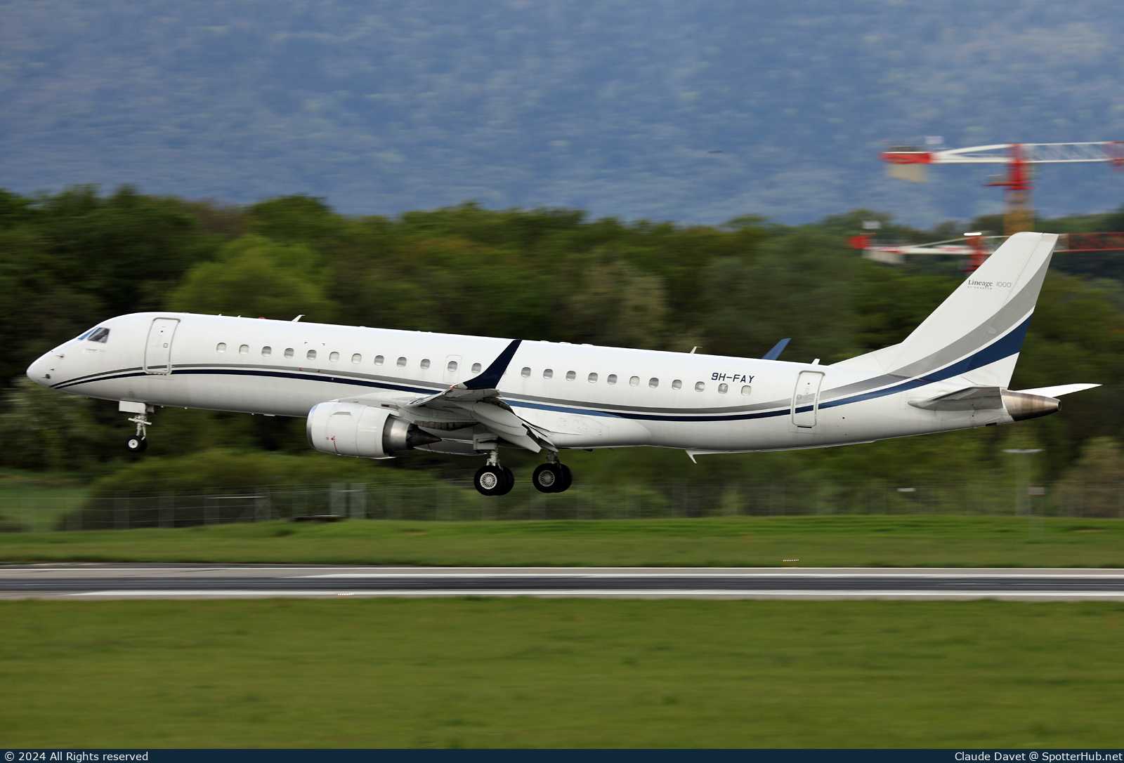 Photo of 9H-FAY - Embraer Lineage 1000 operated by AirX Charter