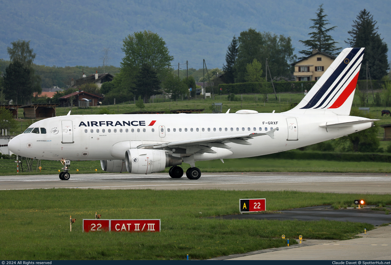 Photo of F-GRXF - Airbus A319-111 operated by Air France