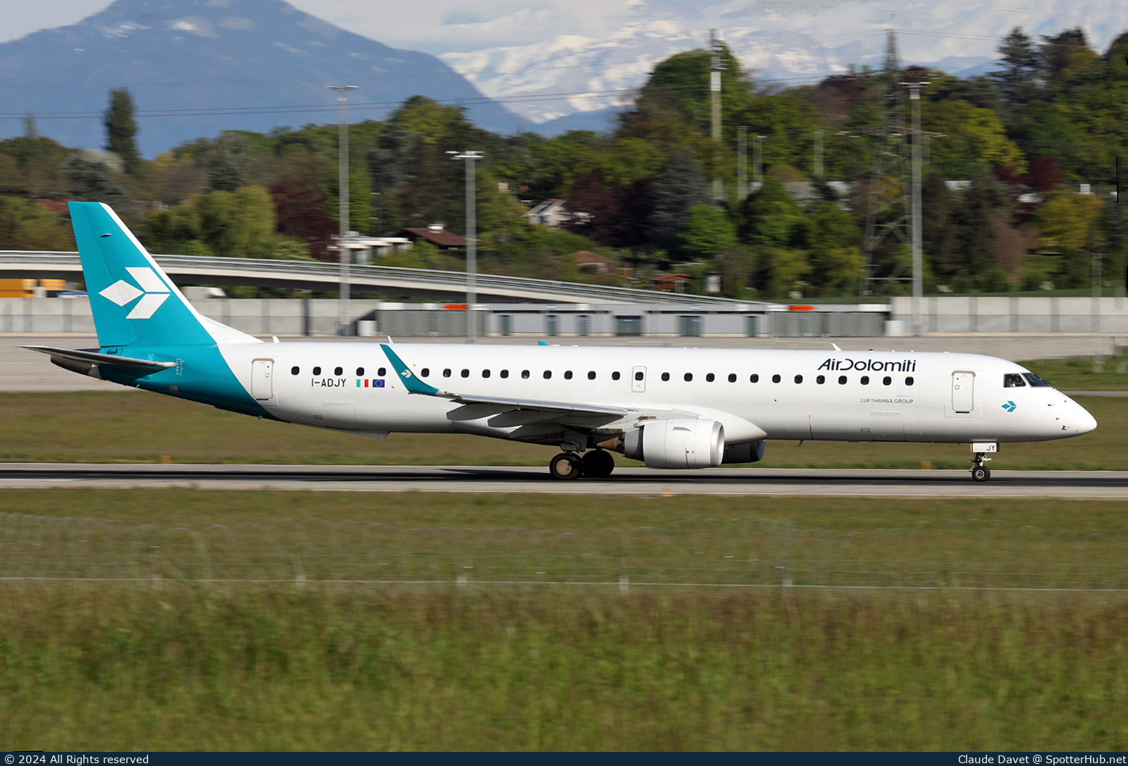 Photo of I-ADJY - Embraer ERJ-195LR operated by Air Dolomiti