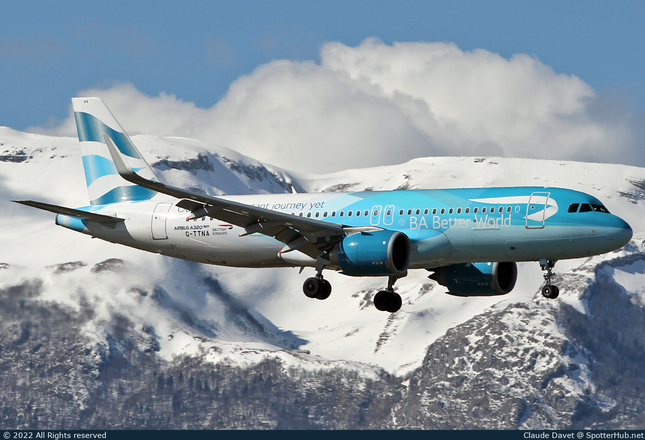 Photo of G-TTNA - Airbus A320-251N operated by British Airways