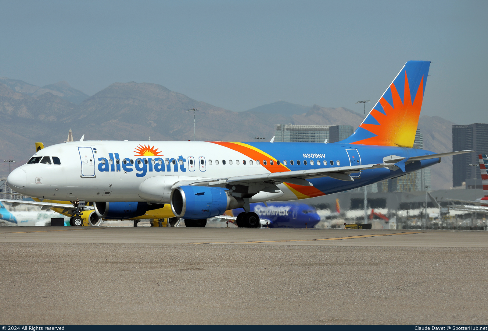 Photo of N309NV - Airbus A319-111 operated by Allegiant Air