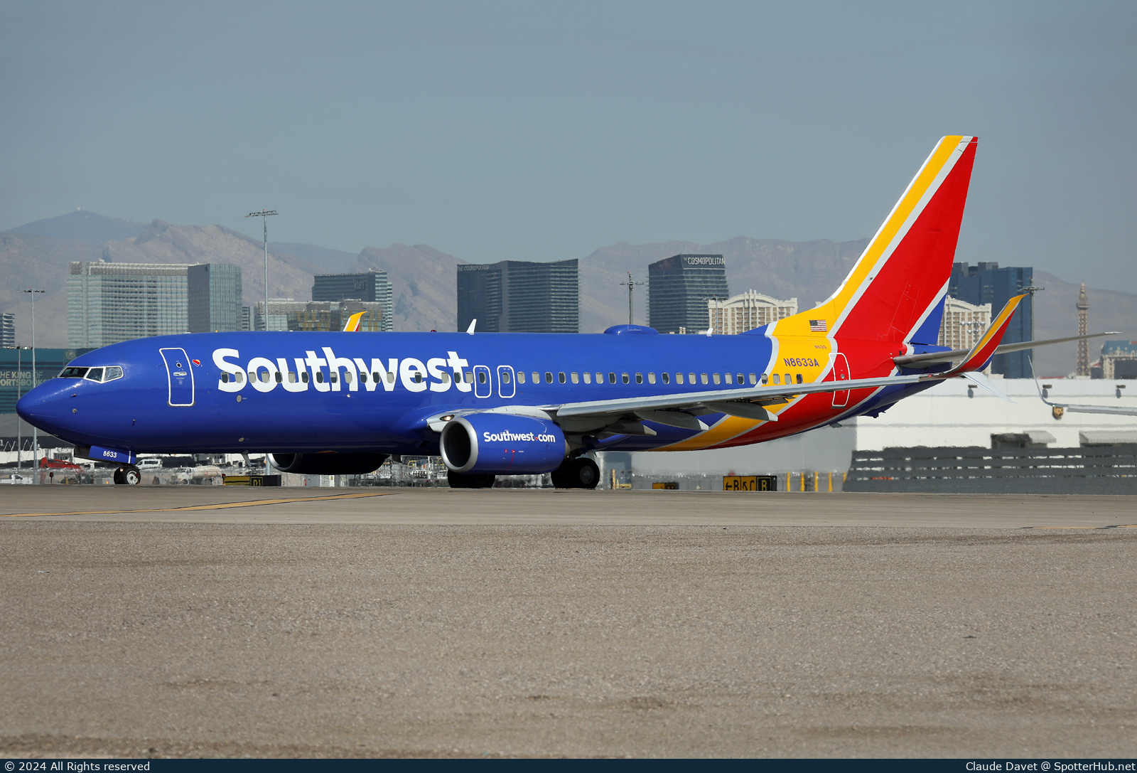 Photo of N8633A - Boeing 737-8H4 operated by Southwest Airlines