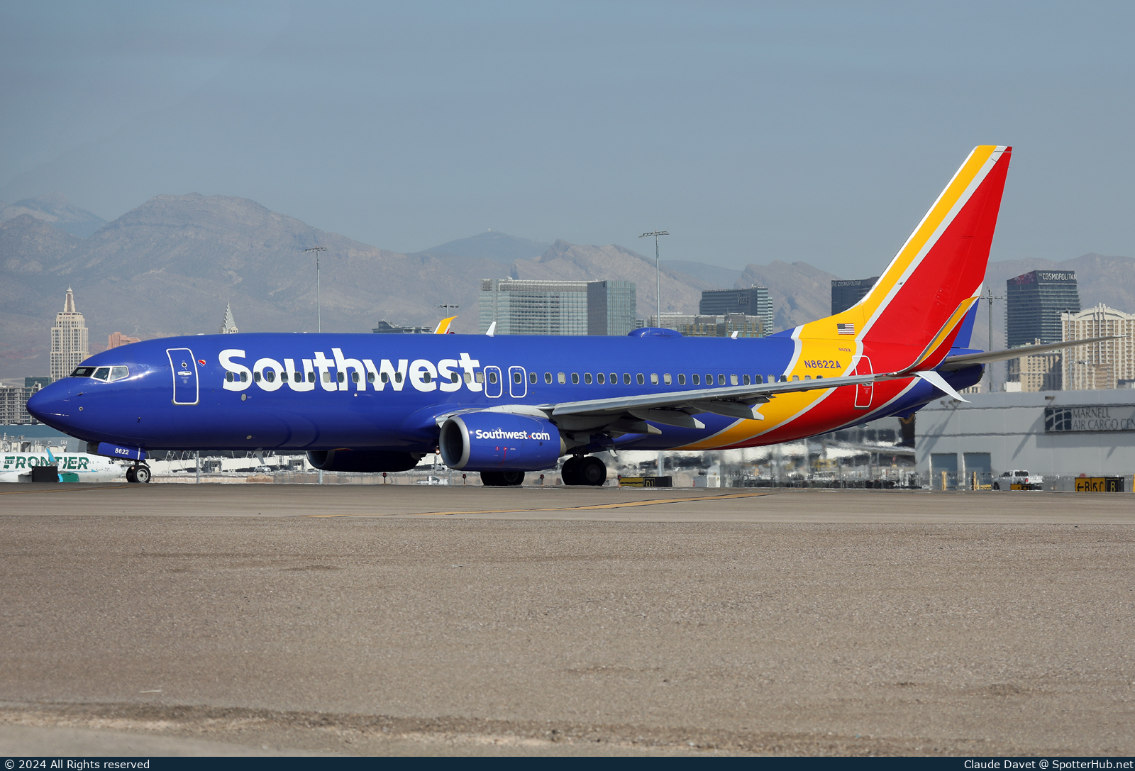 Photo of N8622A - Boeing 737-8H4 operated by Southwest Airlines