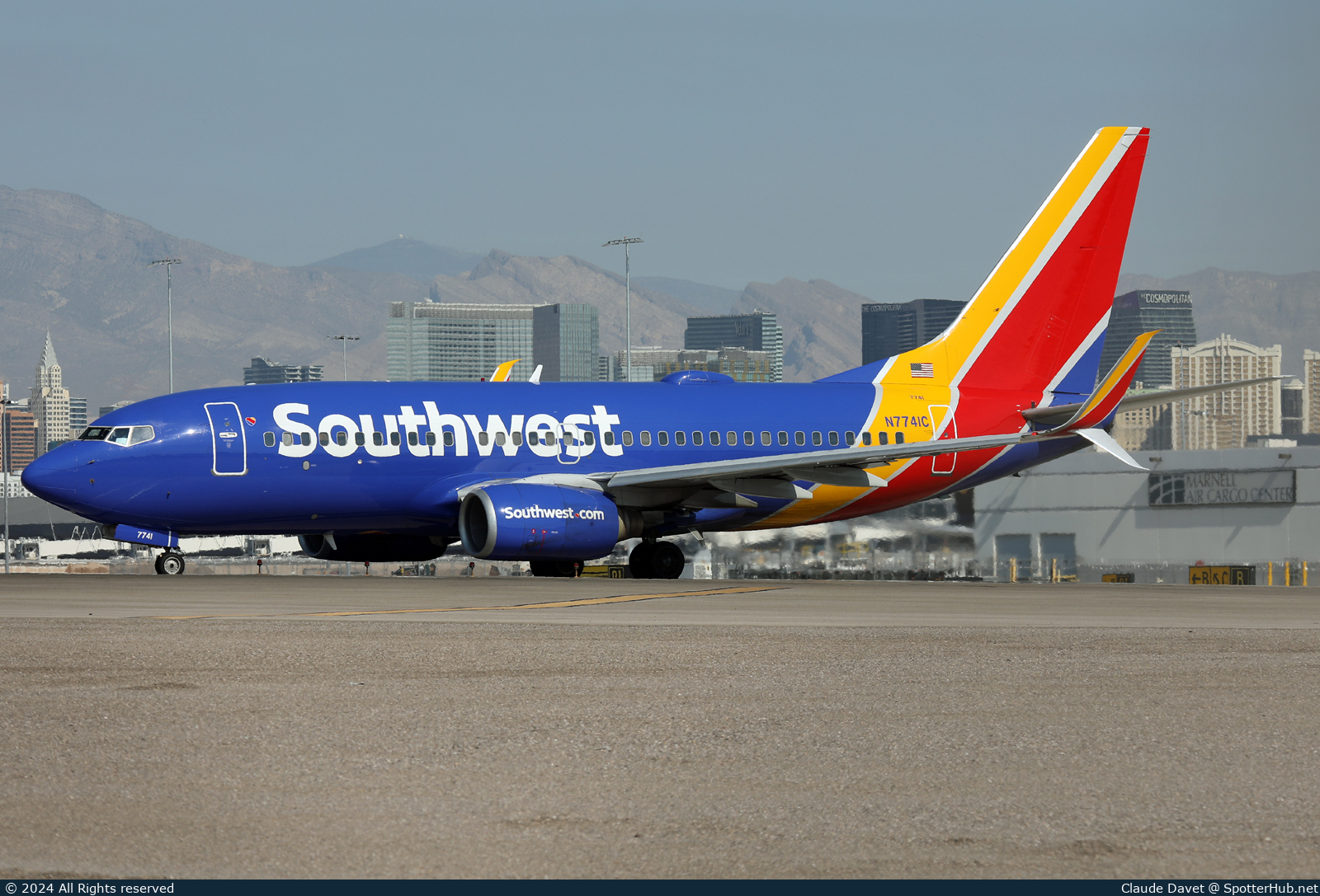 Photo of N7741C - Boeing 737-7BD operated by Southwest Airlines